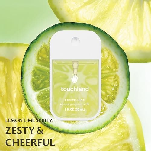 Touchland Power Mist Hydrating Hand Sanitizer Spray, FRESH Trio Set (Mint, Citrus, Lemon Lime), 1 FL. OZ. Travel Size (Set of 3) thumbnail 5