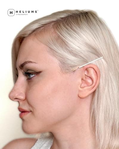 Heliums Bobby Pins - Light Brown - 2 Inch Wavy Hair Pins, Color Matched for Light Brown and Dark Blonde Hair, 48 Count thumbnail 7