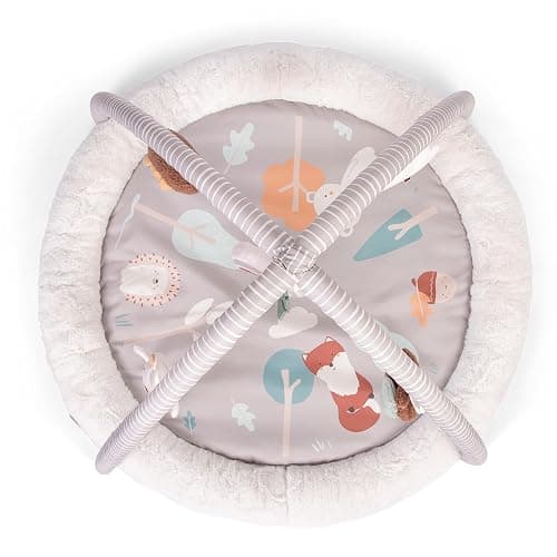 Red Kite Play Gym - Padded Play Gym with Hanging Toys & Tummy Time Mirror (Woodland Walks) thumbnail 4