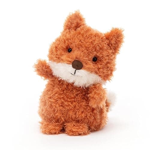 Jellycat Little Fox Stuffed Animal, 7 inches - Woodland Plush Toy - Classic Children's Gift thumbnail 3