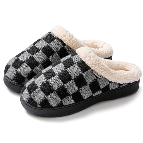 UBFEN Mens Slippers for Indoor Bedroom Memory Foam House Shoes Lightweight Slip On Outdoor Slipper thumbnail 6