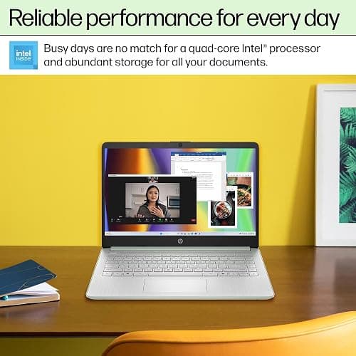 HP 14 Laptop Student Business 2025 Flagship Computer, AI Copilot, 4-Core 13th Gen Intel CPU, 16GB RAM 628GB Storage (128GB UFS+ 500GB Ext), 1-Yr Office 365, Long Battery HubxcelAccessory Win 11S Green thumbnail 7
