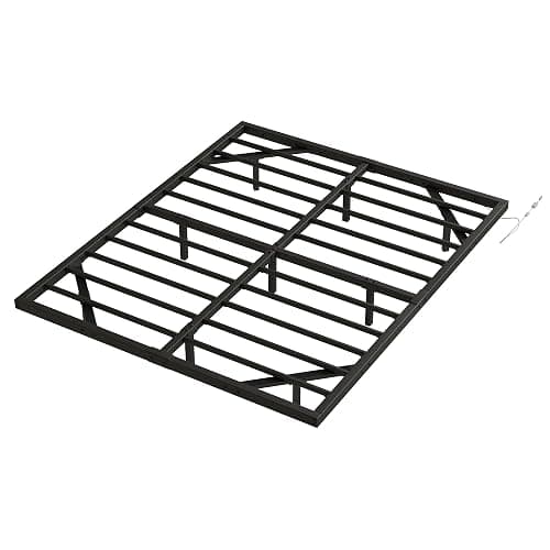 AMERLIFE Queen Size Floating Bed Frame, Queen Bed Frame with LED Light, Heavy Duty Metal Platform Bed, No Box Spring Needed/Noise Free/Black thumbnail 7