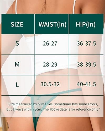 J-pone Lace Thongs for Women G String Thongs for Women T-back Thong Underwear Low Waist Breathable Womens Panties 12Pack thumbnail 6