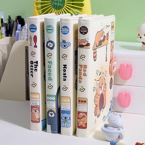 Kawaii Journal Notebook for Kids, Cute Notebook To Do List, Travel Planner Zoo Theme Girls Diary 224 Pages with Magnetic clasp (Koala) thumbnail 7