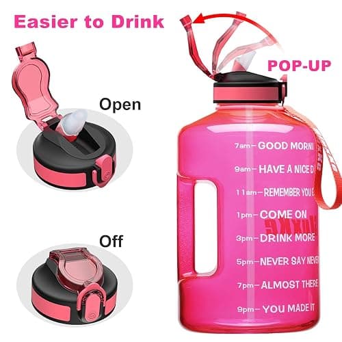  1 Gallon Motivational Sports Water Bottle  thumbnail 3