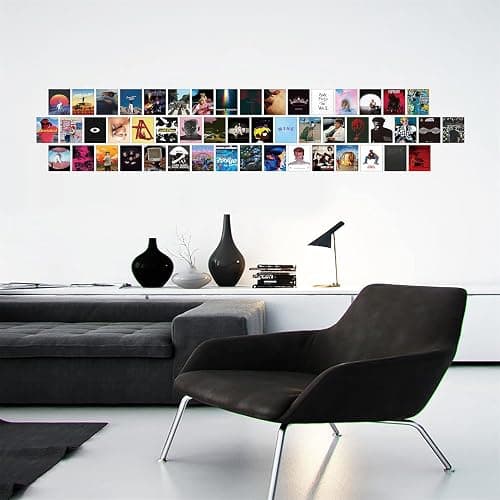 PANYI 50 Pcs Album Cover Aesthetic Pictures Wall Collage Kit4*6IN,Aesthetic Picture Indie Room Deco,Art Posters for Dorm Wall Decor,Double-sided Printing,Posters for Room Aesthetic thumbnail 6