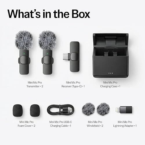 Mini Mic with charging case thumbnail 6
