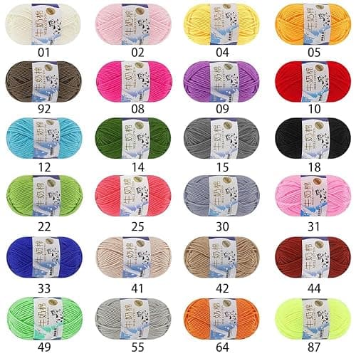 2 pack soft yarn ( WHITE ) thumbnail 3