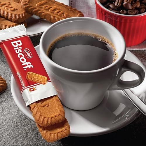 Lotus Biscoff Cookies, Caramelized Biscuit Cookie Snack, Dispenser Box (20 sleeves of 2 extra large cookies) Vegan, 0.9 Ounce (Pack of 20) thumbnail 7