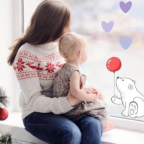48pcs Purple Heart Wall Decals Peel and Stick - Vinyl Purple Wall Stcikers Décor for Girls Kids Bedroom - Removable Purple Stickers Decorations for Baby Room Nursery Playroom - Purple Heart thumbnail 6