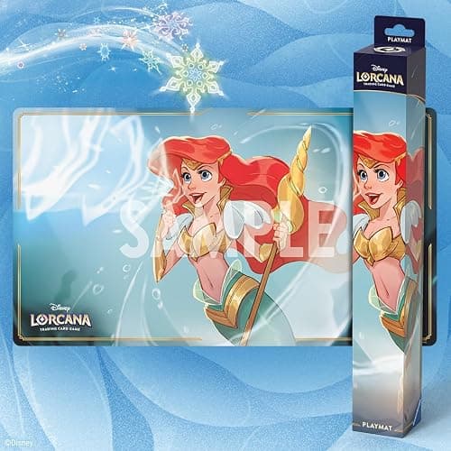Ravensburger Disney Lorcana TCG Playmat Featuring Ariel - Sonic Warrior - Protects Cards - Versatile Game, Desk, or Mouse Pad - Suitable for Ages 8+ thumbnail 6