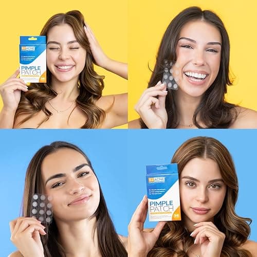 EZACNE™ Extra Large Pimple Patches for Body – Large Hydrocolloid Acne Patches for Back, Face, Forehead, Chin, Neck, Shoulders – Big Zit Patch for Breakouts (5 Count) thumbnail 8
