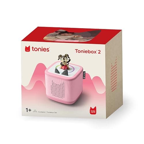 Toniebox 2 Audio Player Starter Set for Kids 1+ with Playtime Puppy - Listen play and grow - Cloud Pink thumbnail 8