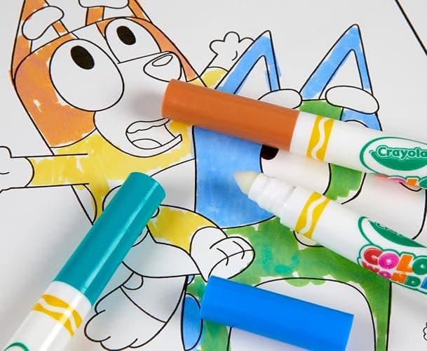 Crayola Bluey Color Wonder Coloring Set, 18 Mess Free Toddler Coloring Pages & 5 Markers, Bluey Activity Set for Kids, Gift for Toddlers, Ages 3+ thumbnail 7