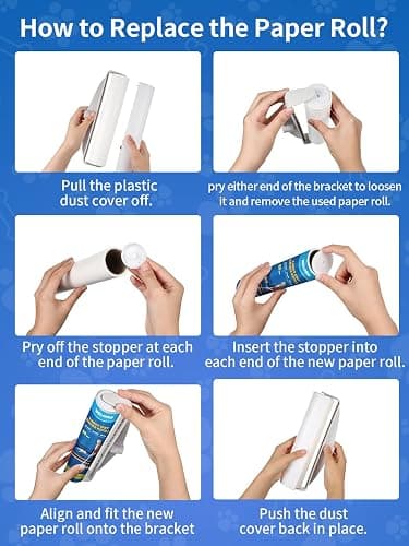 Large Lint Rollers for Carpet: Sticky Rollers for Floor DELOMO 9.45 in with 3 Extendable Handle, Long Handle Sticky Mop for Cleaning Carpets, Cars, Bedding, Couches, and Pet Hair - for Pet Homes thumbnail 7