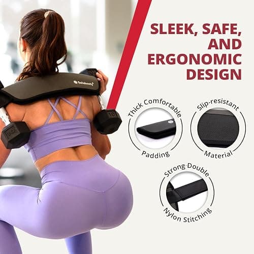 Bellabooty Premium Hip Thrust Belt - Adjustable Exercise Belt for Glutes & Squats, Hip Thrust Pad for Comfort, Versatile Gym Equipment for Home - Weightlifting Belt Support for Women thumbnail 3
