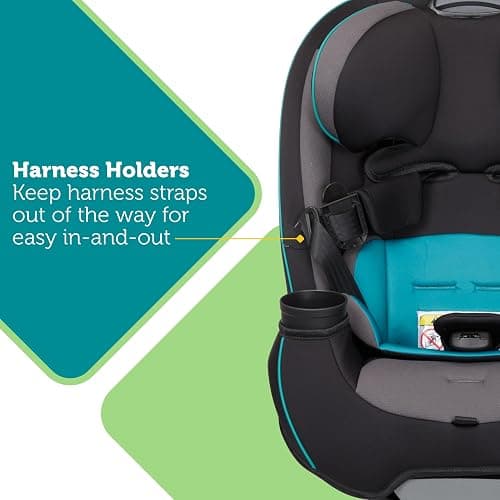 Safety 1st Grow and Go All-in-One Slim Convertible Car Seat, Rear Facing, 5-40 lbs, Forward Facing (30–65 lbs), High Back Booster Seat 40-100 pounds, Iron Frost thumbnail 4