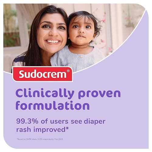 Sudocrem - Diaper Rash Cream for Baby, Soothes, Heals, and Protects, Relief and Treatment of Diaper Rash, Zinc Oxide Cream - 125g thumbnail 5