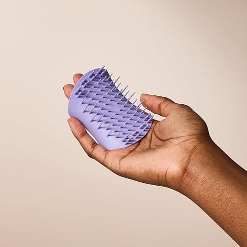 Tangle Teezer Scalp & Shampoo Hairbrush, to Exfoliate, Massage, and Cleanse, for All Hair Types, Lavender Lite Purple thumbnail 5