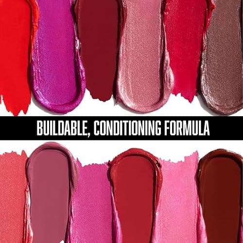 wet n wild Silk Finish Lipstick, Hydrating Rich Buildable Lip Color, Formulated with Vitamins A,E, & Macadamia for Ultimate Hydration, Cruelty-Free & Vegan - Dark Pink Frost thumbnail 5