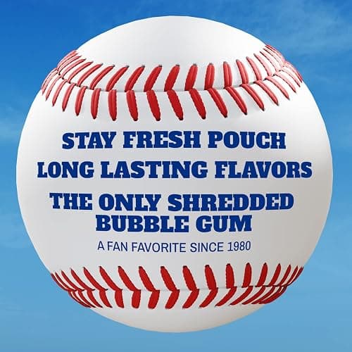 Big League Chew Ground Ball Grape Bubble Gum - Juicy Grape Flavor Explosion | Ideal for Baseball Games, Teams, Concessions, Parties, and More | Pack of 12 Bags (2.12oz Each) thumbnail 6