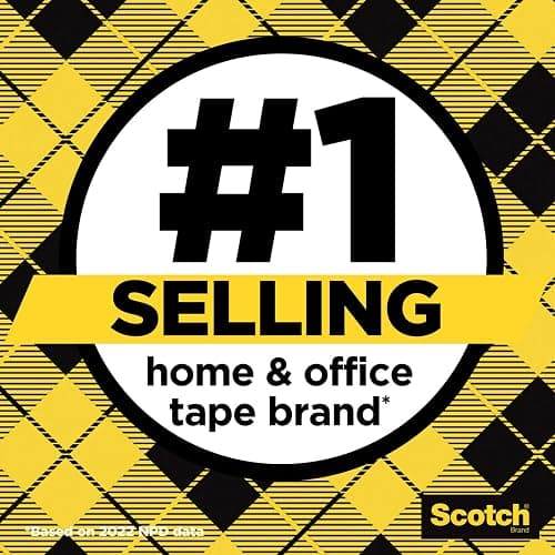 Scotch Permanent Double Sided Tape, Card Making and Holiday Scrapbooking Supplies, Alternative to Gift Wrap Tape for Wrapping Presents, 0.5 in. x 250 in., 3 Rolls with Dispensers thumbnail 2