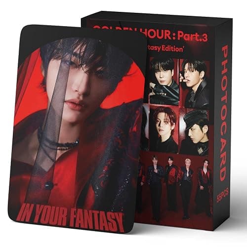 Album Golden Hour Part.3 photocards 55 Pcs Album Golden Hour Part.3 lomo Cards Postcards photocards Set - Image 1