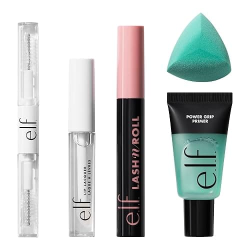 e.l.f. All Day Every Day Makeup Kit | Hydrating Face Primer, Curling Mascara, High-Shine Lip Gloss & Clear Eyebrow Gel + Mascara, Vegan & Cruelty-Free thumbnail 5