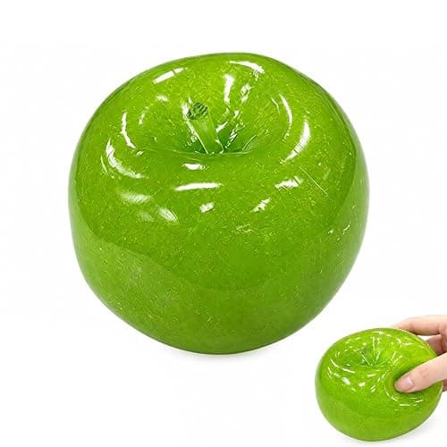 Slush Apple Squishy, 2026 New Portable Soft Squishy Ball (Green) | Soft Slow Slush Ball Squishy, Realistic Fake Food Stress Ball, Squeeze Relaxing Fidget Relaxing Fidget for Adults - Image 1
