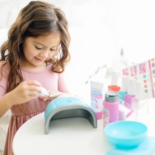 Melissa & Doug Love Your Look Pretend Nail Care Play Set – 20 Pieces for Mess-Free Play Mani-Pedis (Does NOT Contain Real Cosmetics), Pink thumbnail 7
