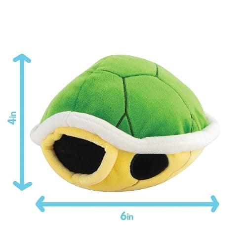 Club Mocchi-Mocchi- Mario Kart Plush - Green Shell Plushie - Squishy Mario Toys and Cute Stuffed Animals - Gaming Room Decor - Video Game Collectibles - 6 Inch thumbnail 2