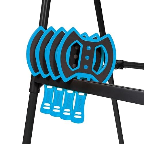 EastPoint Axe Throwing Game Set - 5 ft Tall, Pack of 8 Axes - Unique Bristle Target for Yard Games - Foam Throwing Axes for Safe Lawn Games - Sturdy Alloy Steel Frame for Axe Throwing thumbnail 4