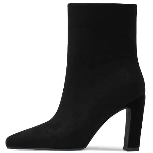 Square Toe Chunky Heeled Boot - Image 1