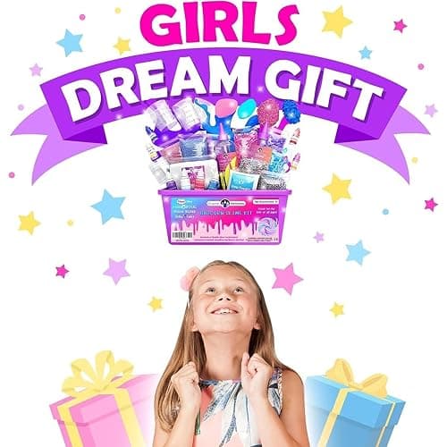 Original Stationery Unicorn Slime Kit for Kids, DIY Slime Making Set with Bubble Gum Scented Unicorn Slimes, Magical Glitter,Christmas Gift for Boys and Girls Ages 8–12, Fun Holiday & Birthday Present thumbnail 7