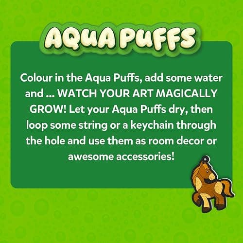 Skillmatics 3D Art Kit - Aqua Puffs Animals, Stocking Stuffers, Paint by Number Craft for Kids, DIY Color & Inflate Activity, Travel & Chirstmas Gift for Girls & Boys Ages 4, 5, 6, 7, 8, 9, 10 thumbnail 9
