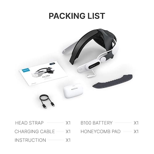 BOBOVR E3 Pro Battery Strap Accessories for Meta Quest3/3S,10000mah Hot Swappable Fast Charging Battery and 3.5mm Audio Expansion thumbnail 6