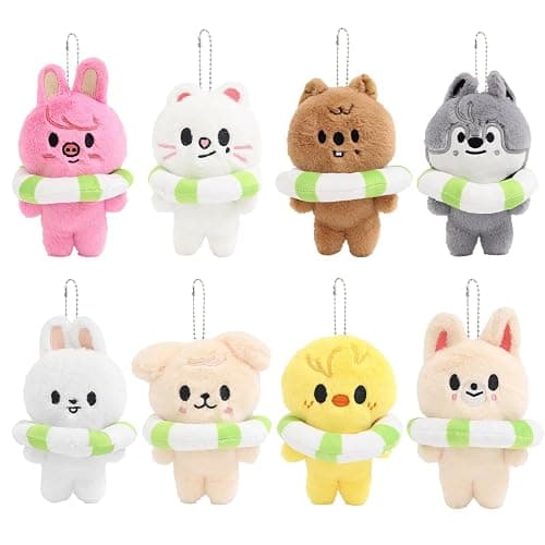 KierscEU Skkz Keychain, Skkzo AnhäNger, Stay Kiids kuscheltier, Sray Kiids Skkz SchlüSselanhäNger, Sray Klids Keychain, für Niedlicher AnhäNger für Fans - Image 1