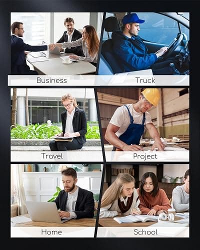 Portable Printers Wireless for Travel, A285M Small Inkless Thermal Printer, Bluetooth Mobile Printer Support 8.5" X 11" Letter & A4 Thermal Paper, Compatible with iPhone Laptop for Home Office Receipt thumbnail 8
