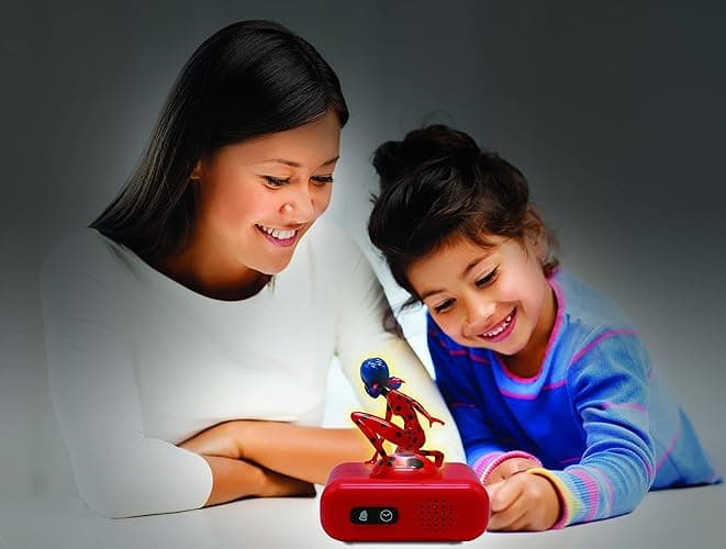 LEXiBOOK - Miraculous Digital Alarm Clock with Night Light Snooze, Clock, Luminous Ladybug, Red Colour - RL800MI thumbnail 9