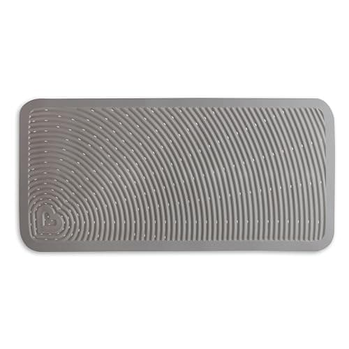 Munchkin Soft Spot Baby Bath Mat for Tub, Cushioned Bathtub Mat for Toddlers and Kids, 36"x17", Grey thumbnail 7