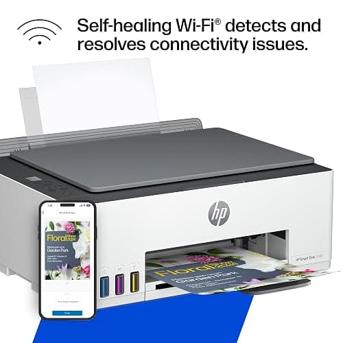 HP Smart Tank 5101 Wireless All-in-One Refillable Printer, Scanner, Copier with 2 years of Ink included, Wireless printer-for-home use an EcoTank Alternative (1F3Y0A) thumbnail 13
