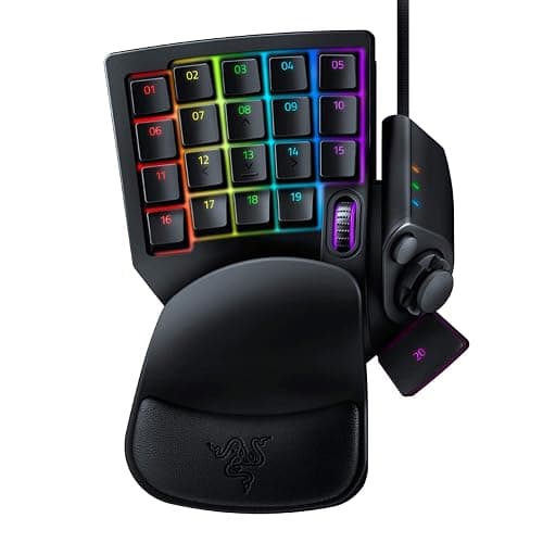 Razer Tartarus V2 Gaming Keypad: Mecha Membrane Key Switches - One Handed Keyboard - 32 Programmable Keys - Customizable Chroma RGB Lighting - Programmable Macros - Snap Tap - Black - Image 1