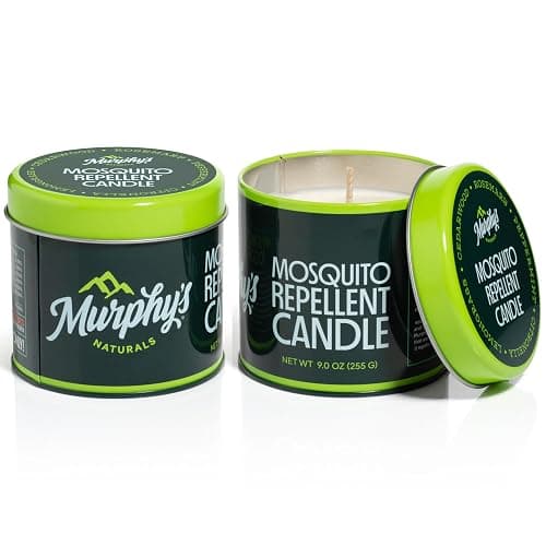 Murphy's Naturals Mosquito Bug Repellent Candles for Outdoor Patio, Citronella & Essential Oils, Soy/Beeswax Blend, 30-Hour Burn Time, 9 Ounce, 2-Pack - Image 1