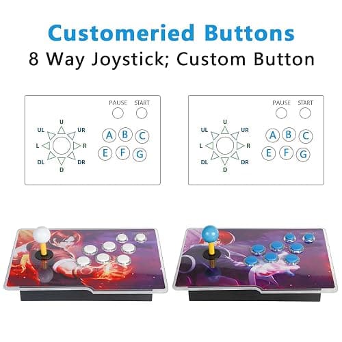 FVBADE [32000 Game in 1] 78S Pandora Box Retro Games Arcade Game Console with Two Separate Host for PC & Projector & TV 3D Games 1-4 Players Category Favorite List Save/Search/Hide/Pause/Delete thumbnail 5