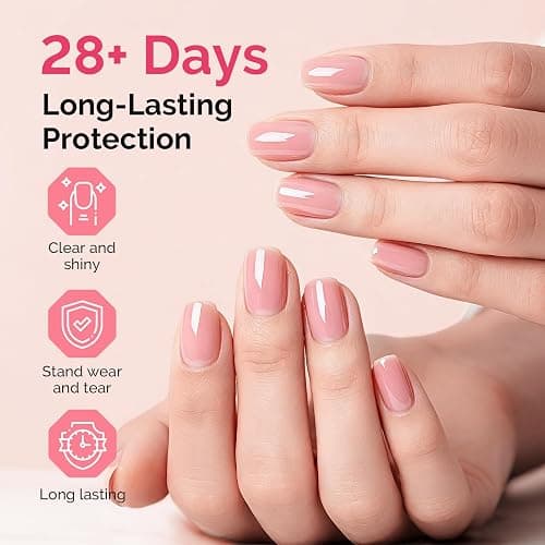 MelodySusie Nail Glue Nail Dehydrator and Primer Set Long Lasting Shine Nail Polish Art Design Manicure Kit Perfect Gifts for Women Girls 3 Pcs 15ml Clear thumbnail 2