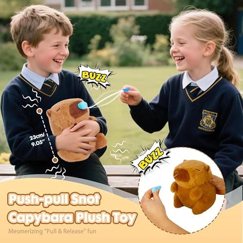 YOYTOO Capybara Gifts for Girls, Kids Capybara Plush Toys Set with Capybara Stuffed Animal, Secret Diary, Ballpoint Pen, Stickers, Birthday Gifts for Little Girls Age 5 6 7 8 9 10-12 Years Old thumbnail 4