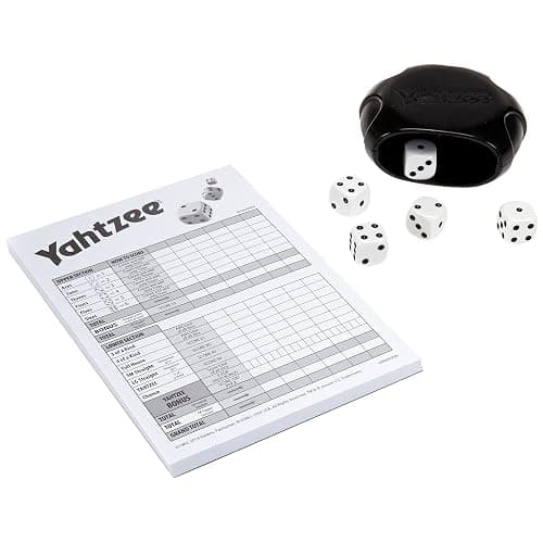 Hasbro Gaming Yahtzee Game, Fast-Playing Dice Games for Kids, Teens, and Adults, Strategy Games, Family Games for Kids, 2 or More Players, Ages 8 and Up thumbnail 5