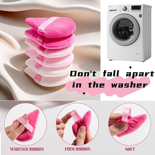 BS-MALL Mini Makeup Sponge Set Professional Triangle Puff 49 Pcs- Pro V3.0 Cloud Technology Material Flawless flow Mini Sponge Set & Triangle Puff With Waterproof Travel Silicone Bag Gift Set thumbnail 4