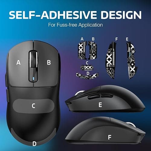 MANBASNAKE Attack Shark X3 Wireless Gaming Mouse, 49g Lightweight Triple Mode Ergonomic Computer Mouse, PAW3395 26K DPI Sensor, 200h Battery Life, Griptape Programmable Buttons for PC/Laptop/Mac/Win thumbnail 9